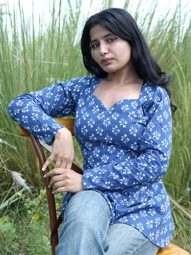 Chic Vishaka Short Kurti in vibrant colors