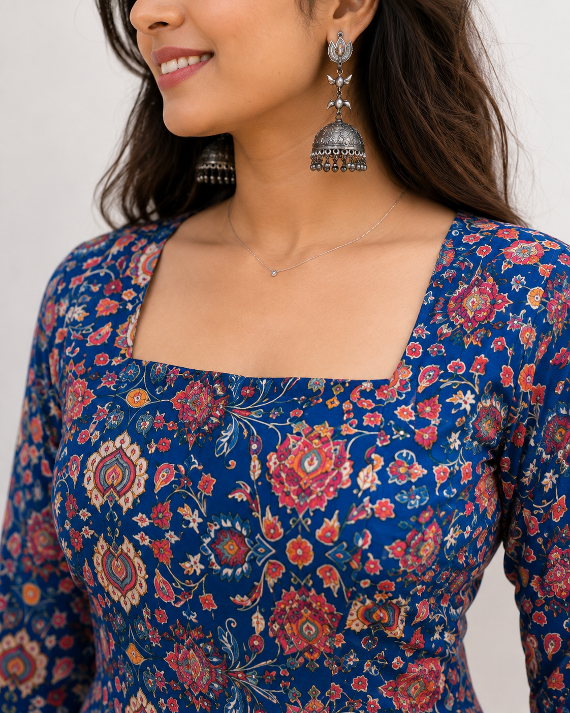 Amaya Blue Long Kurti