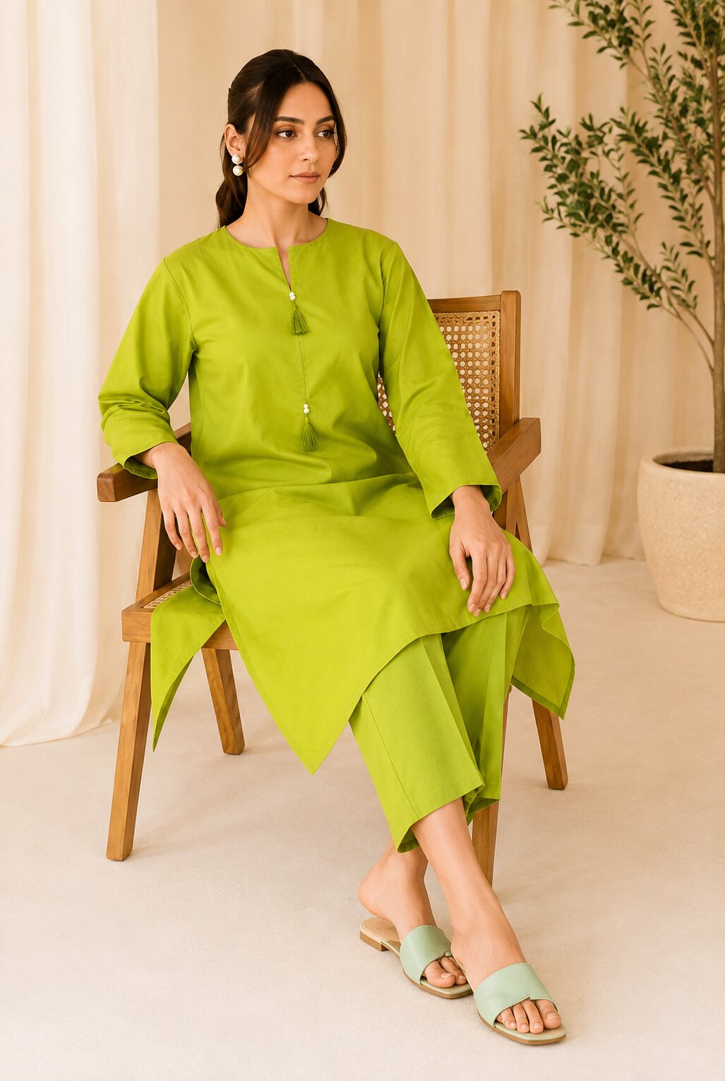 Lime Green Co-ord set