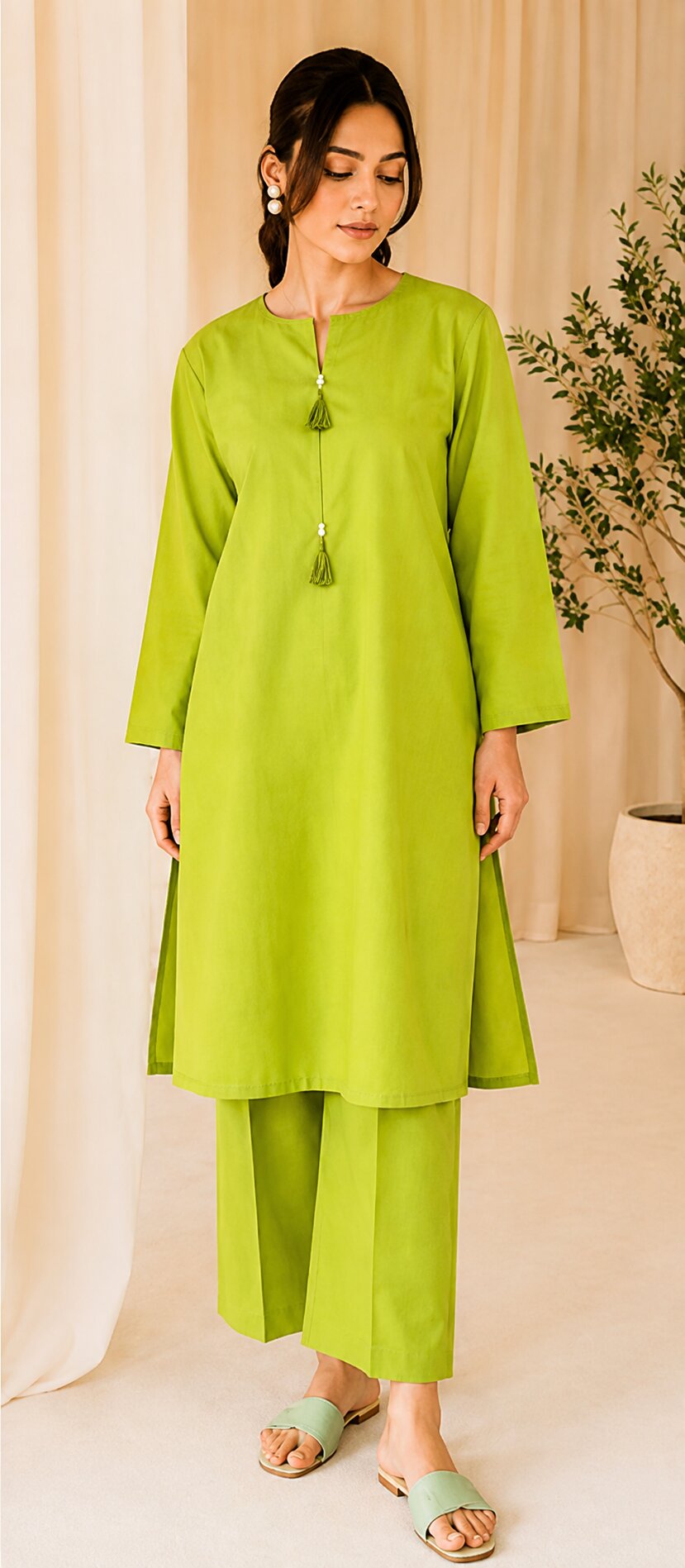 Lime Green Co-ord set
