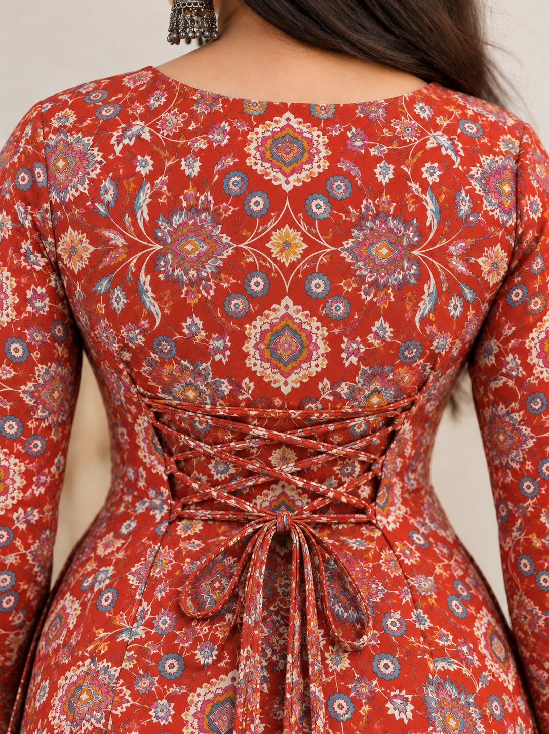 Amaya Orange Long Kurti
