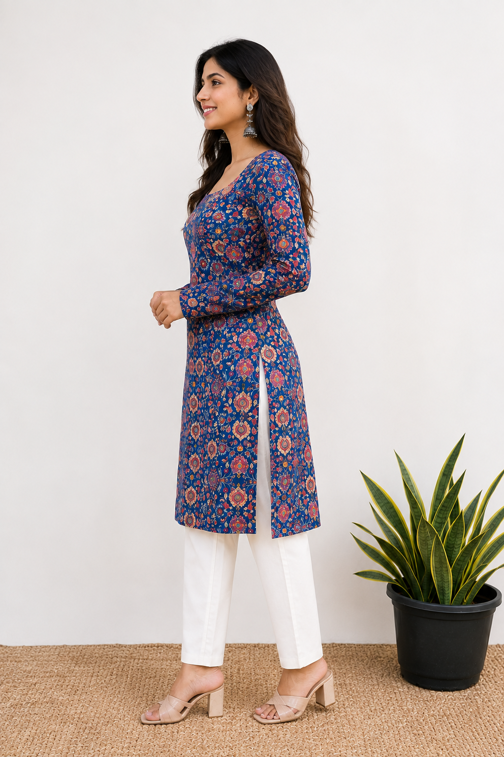 Amaya Blue Long Kurti