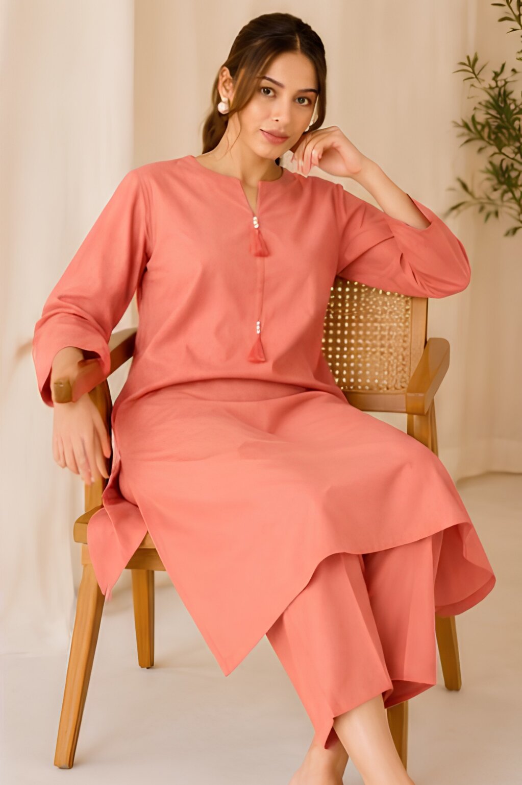 Peach Co-ord set