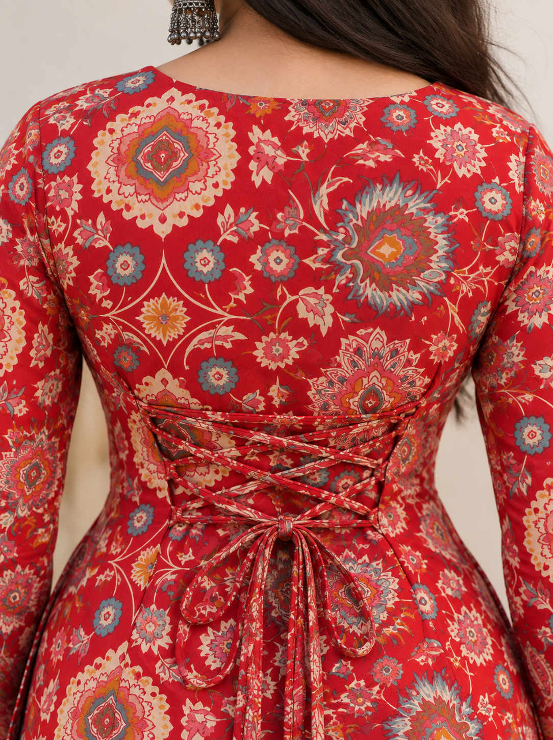 Amaya Red Long Kurti