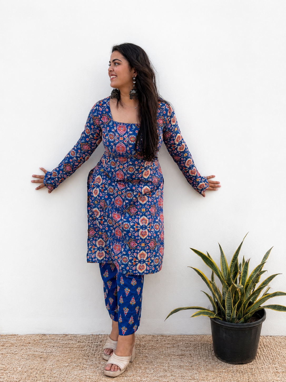 Mira Floral Set - Blue