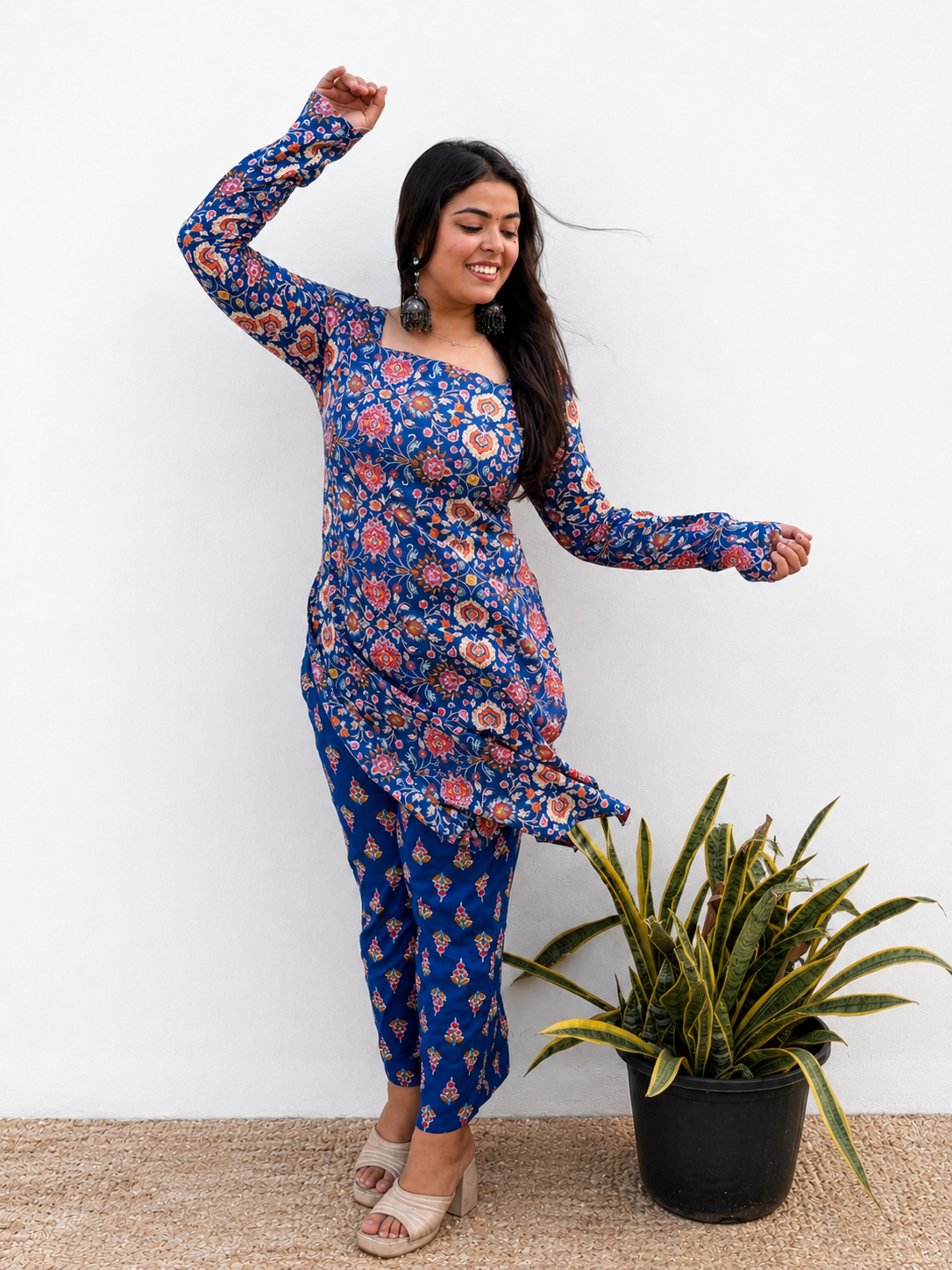 Mira Floral Set - Blue
