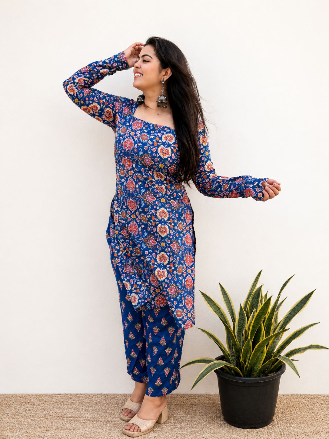 Mira Floral Set - Blue