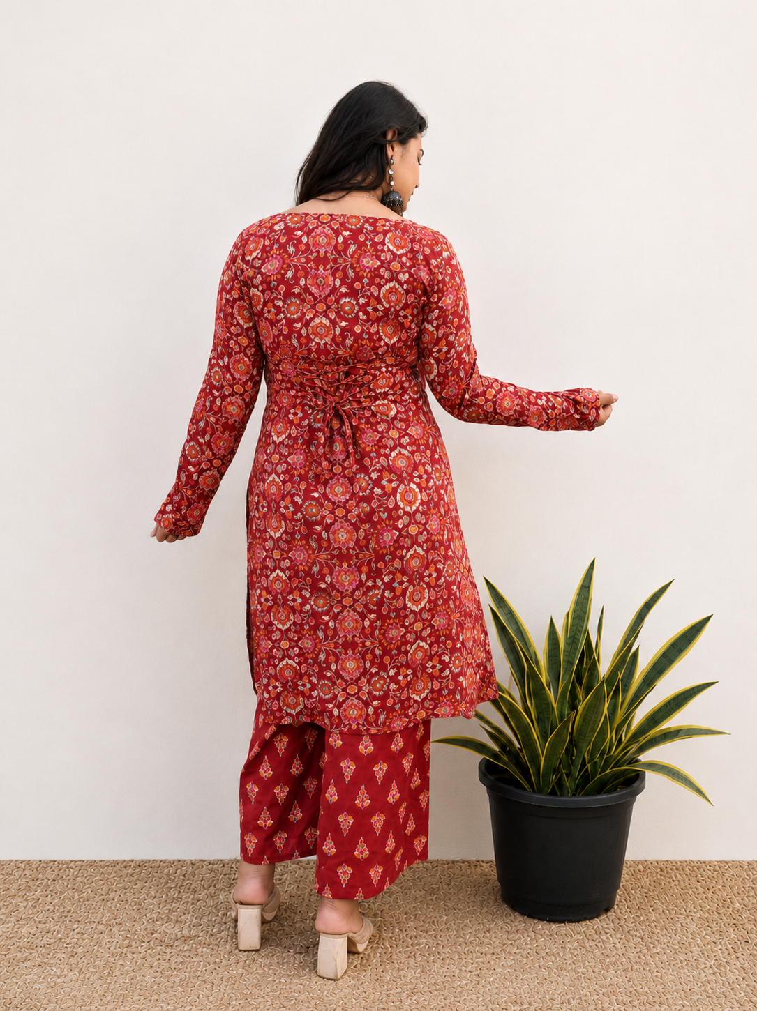 Mira Floral Set - Orange