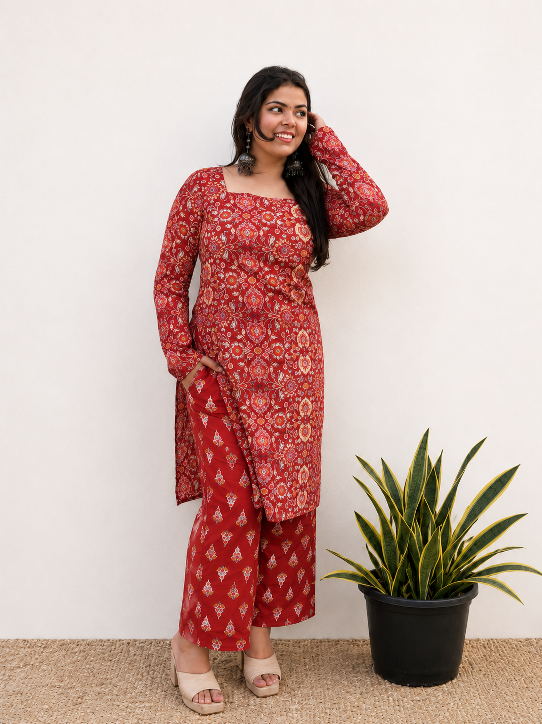 Mira Floral Set - Orange