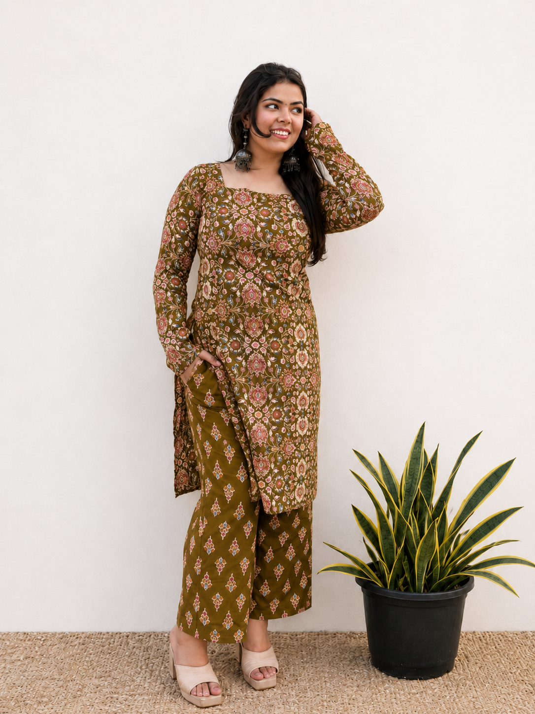 Mira Floral Set - Green