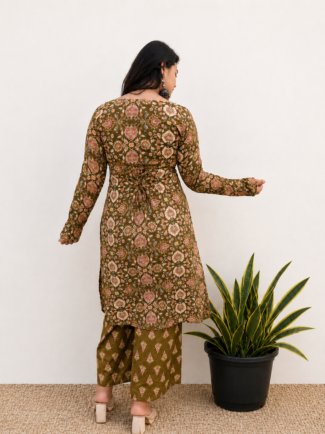 Mira Floral Set - Green