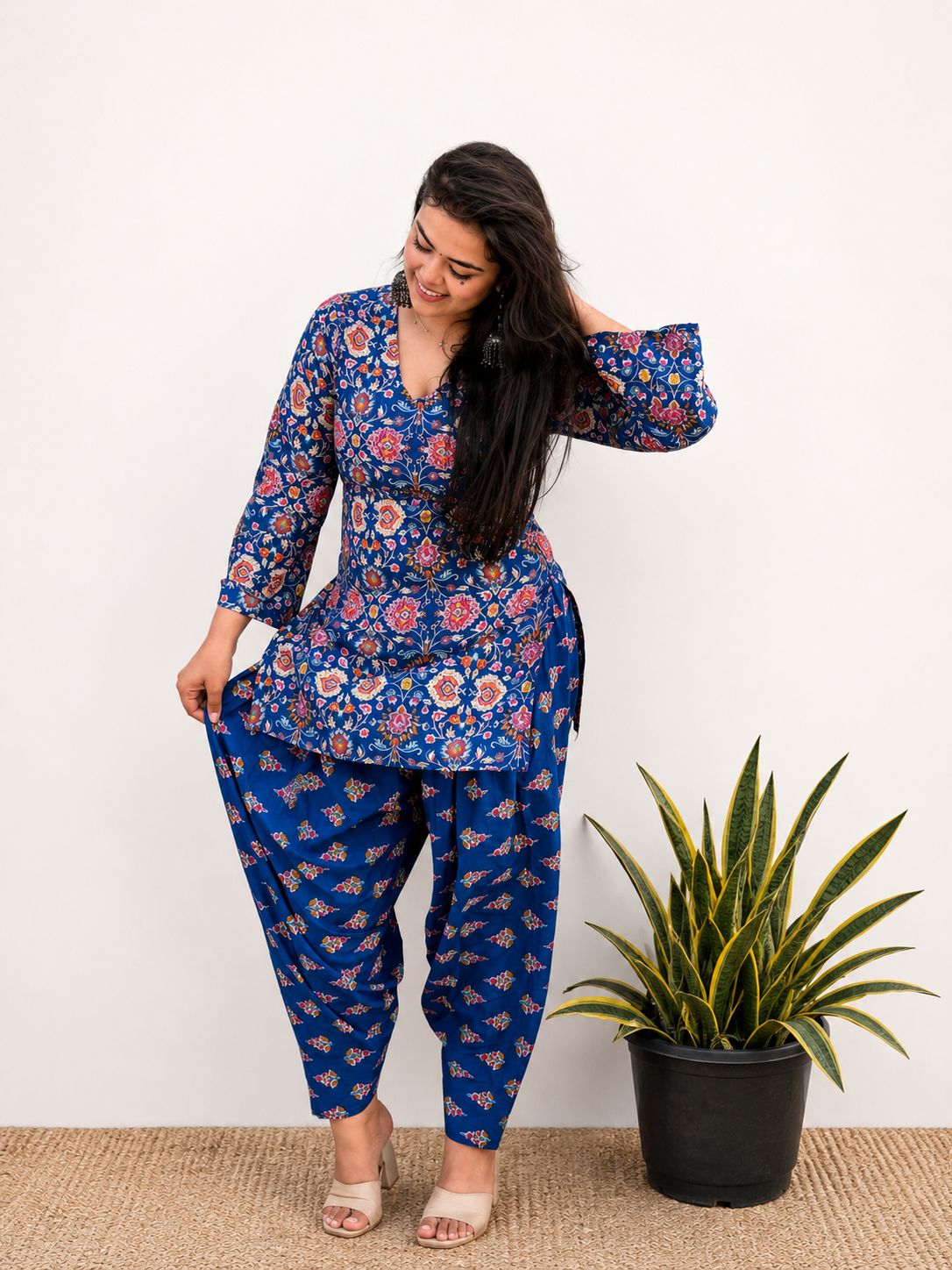 Blue Farsi Salwar Set