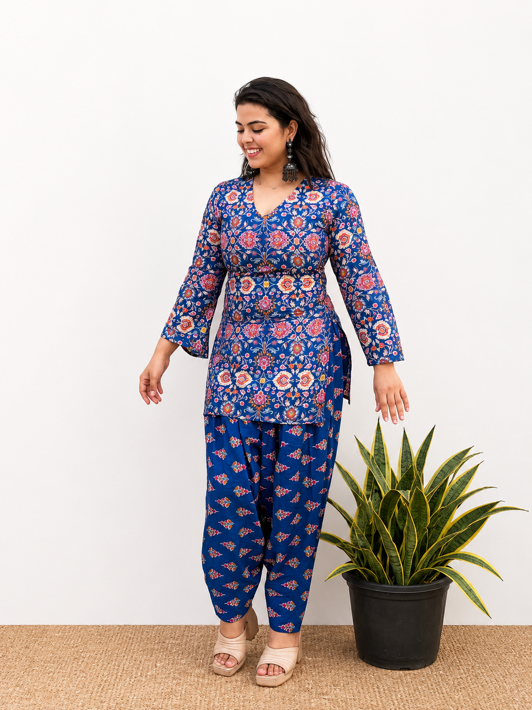 Blue Farsi Salwar Set