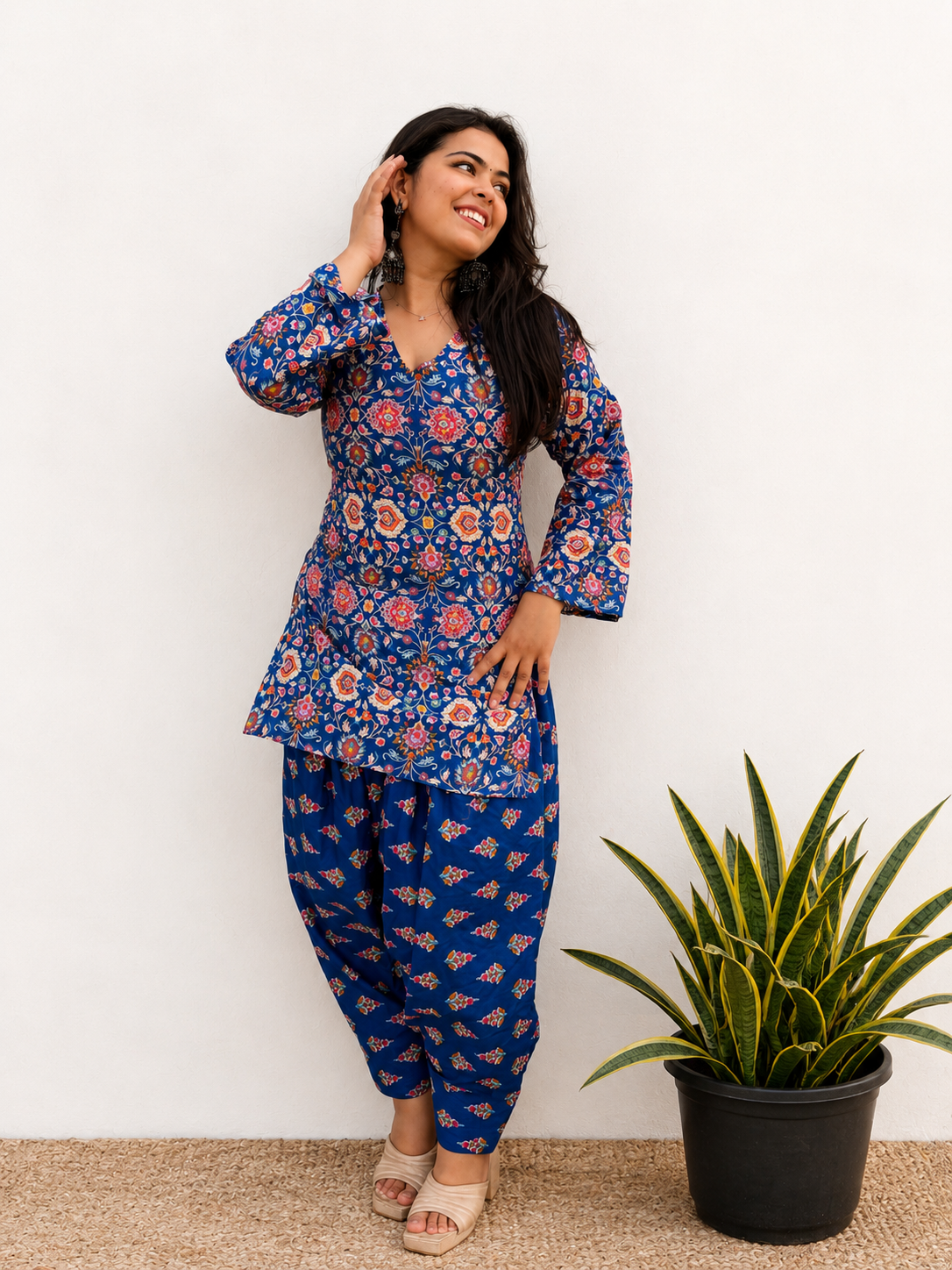 Blue Farsi Salwar Set