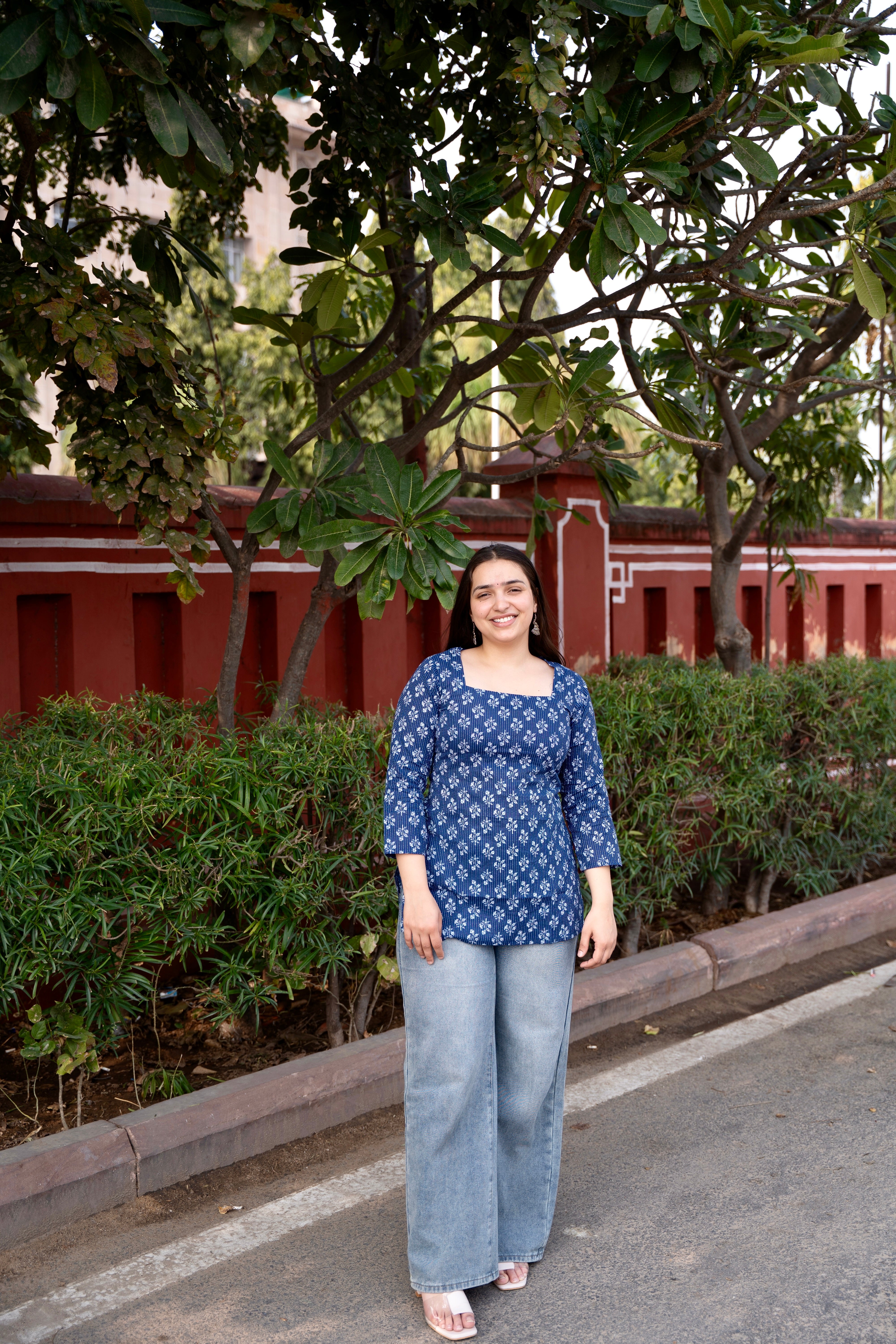 Blue katha Square Exclusive