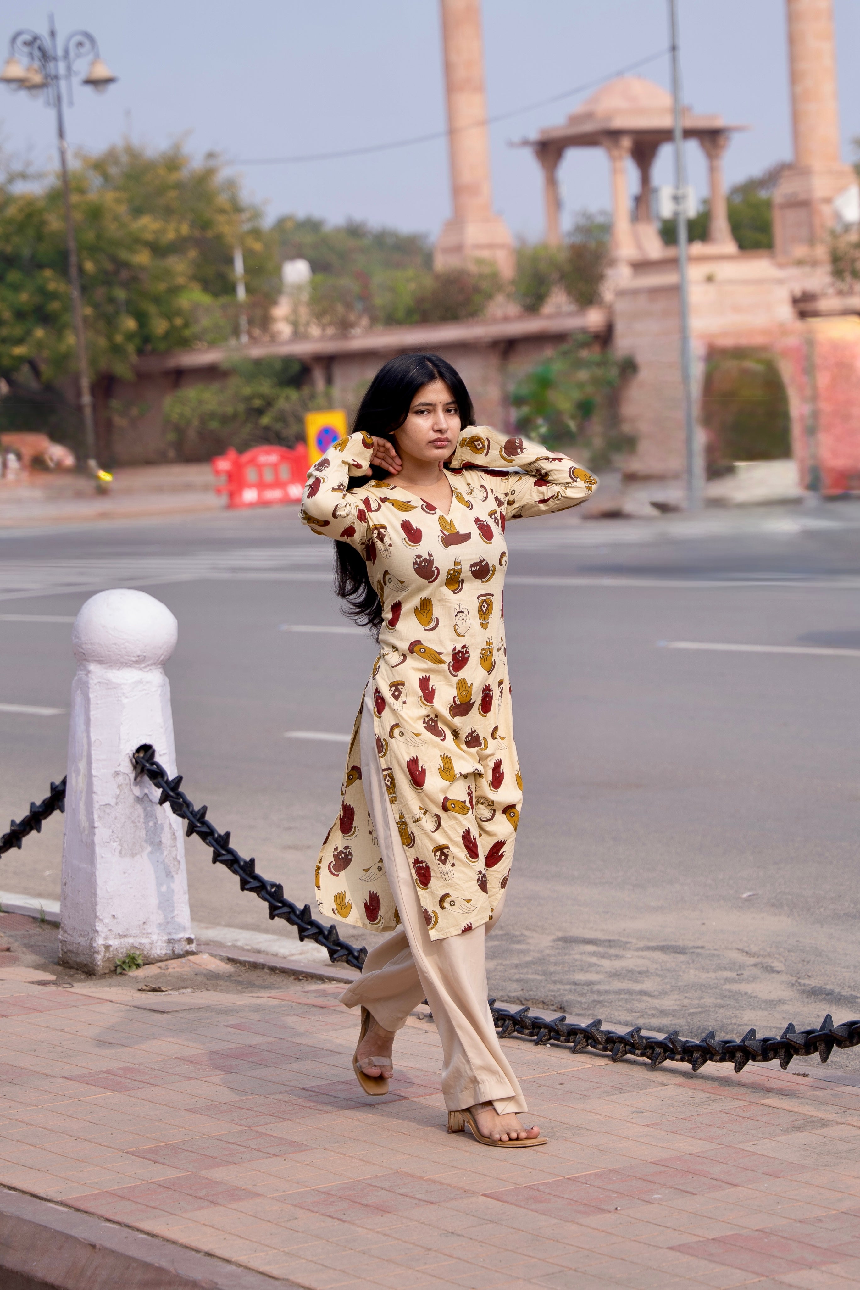 Nritya Hand Print Kurti