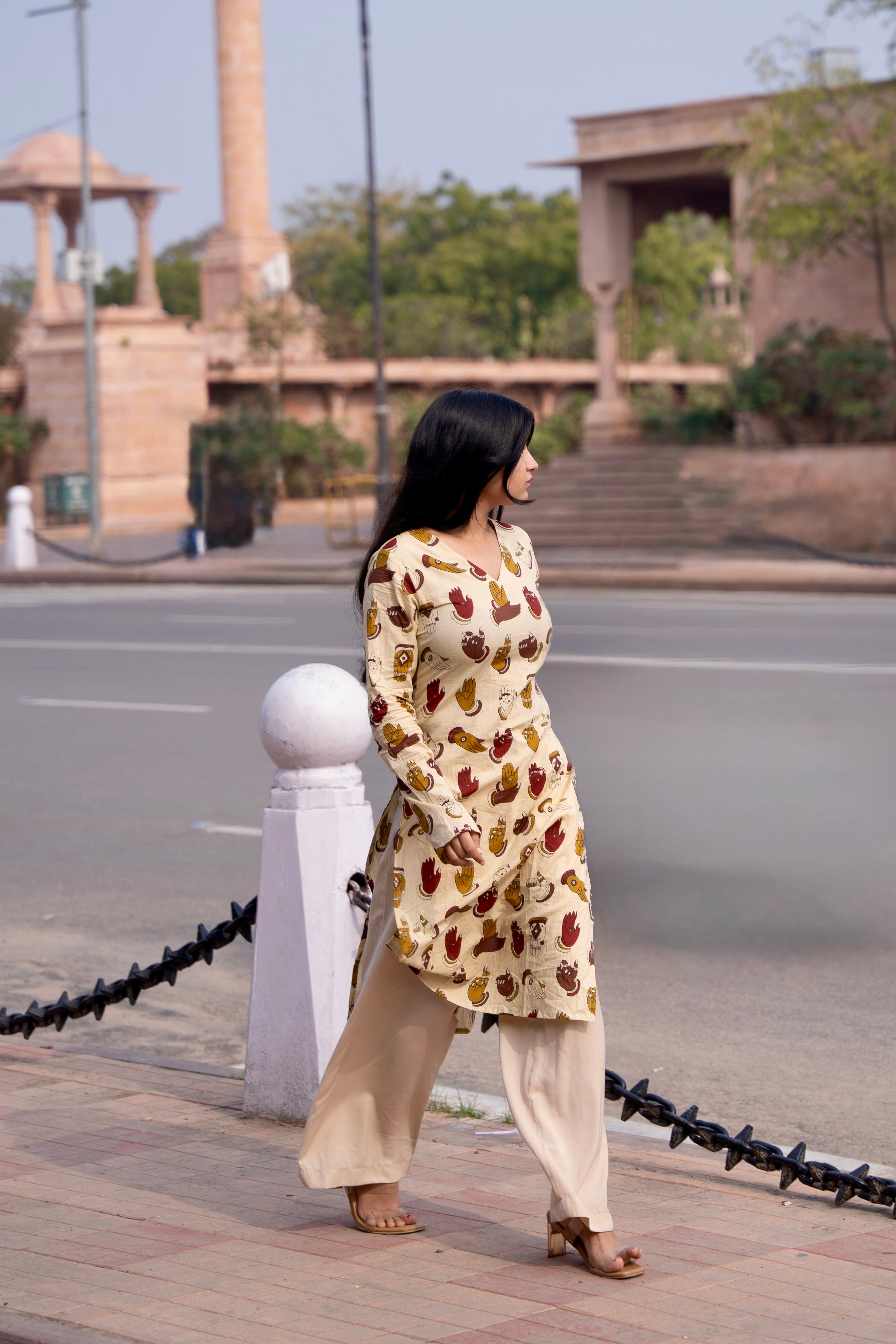 Nritya Hand Print Kurti