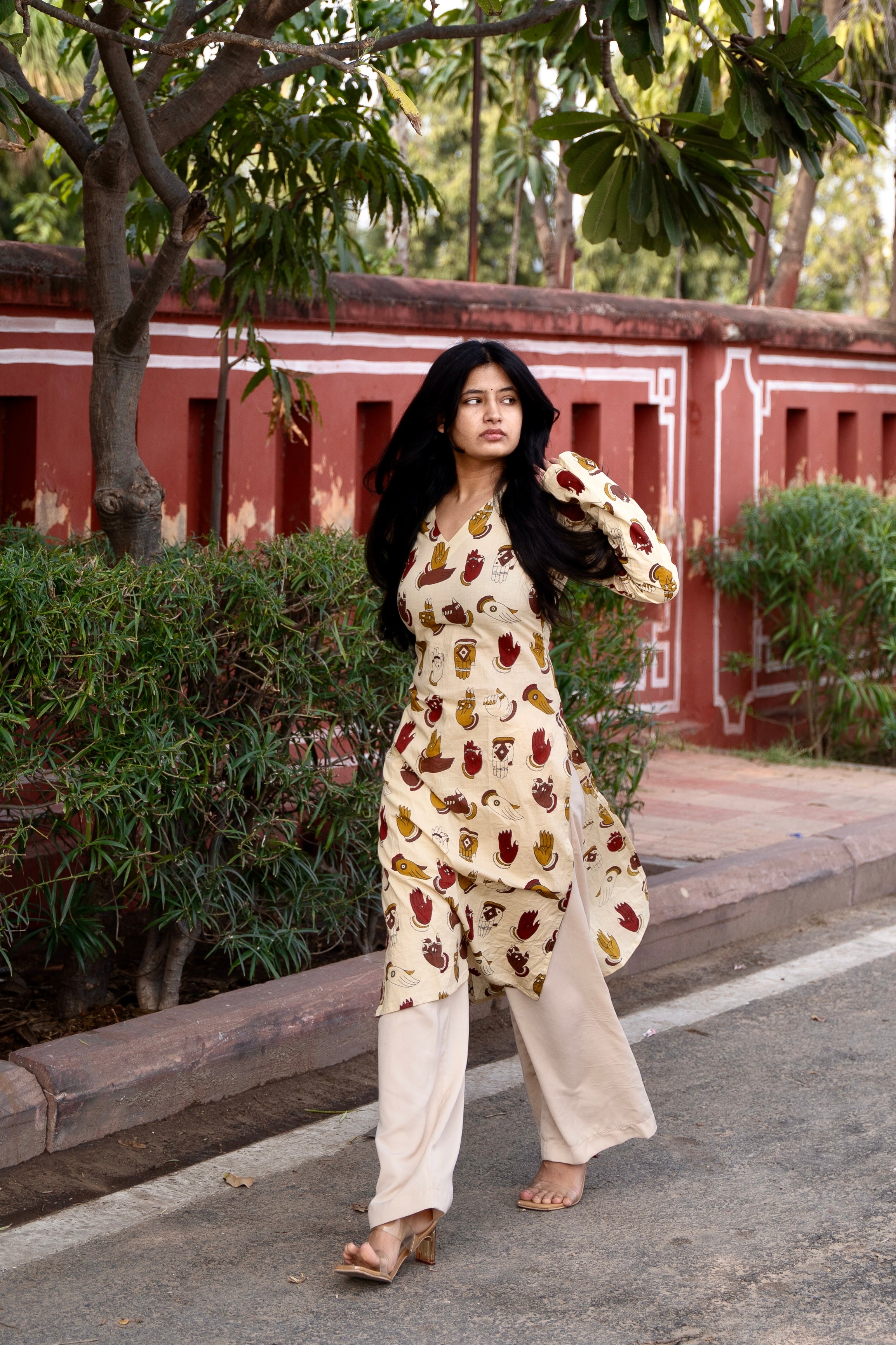 Nritya Hand Print Kurti
