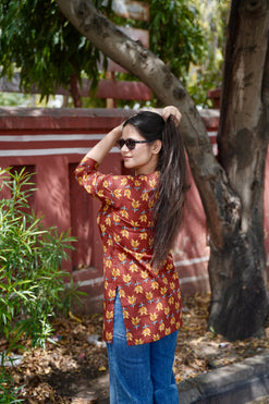 Desi Summer- Brick Red