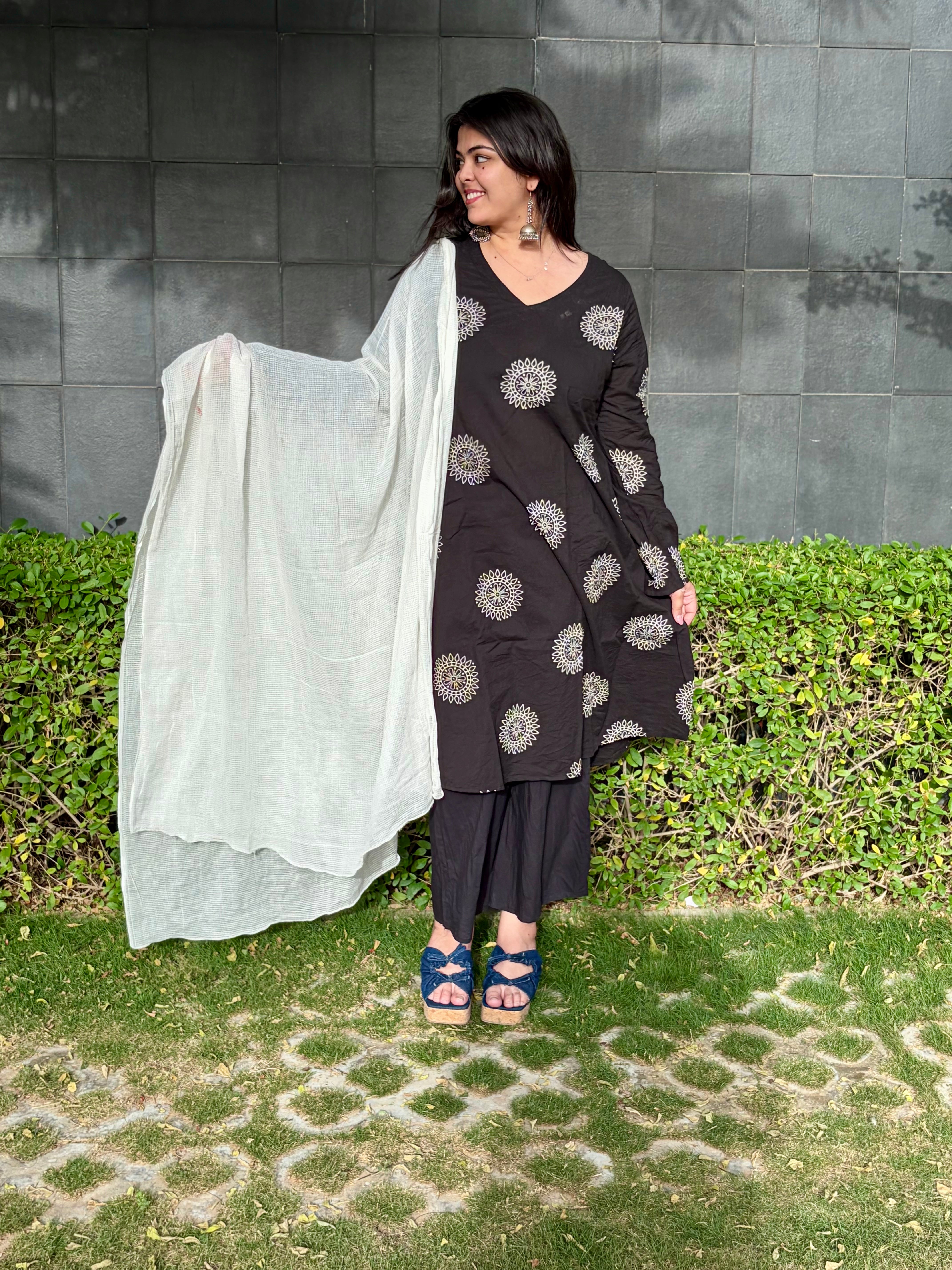 Kashish - Black Kurti Set