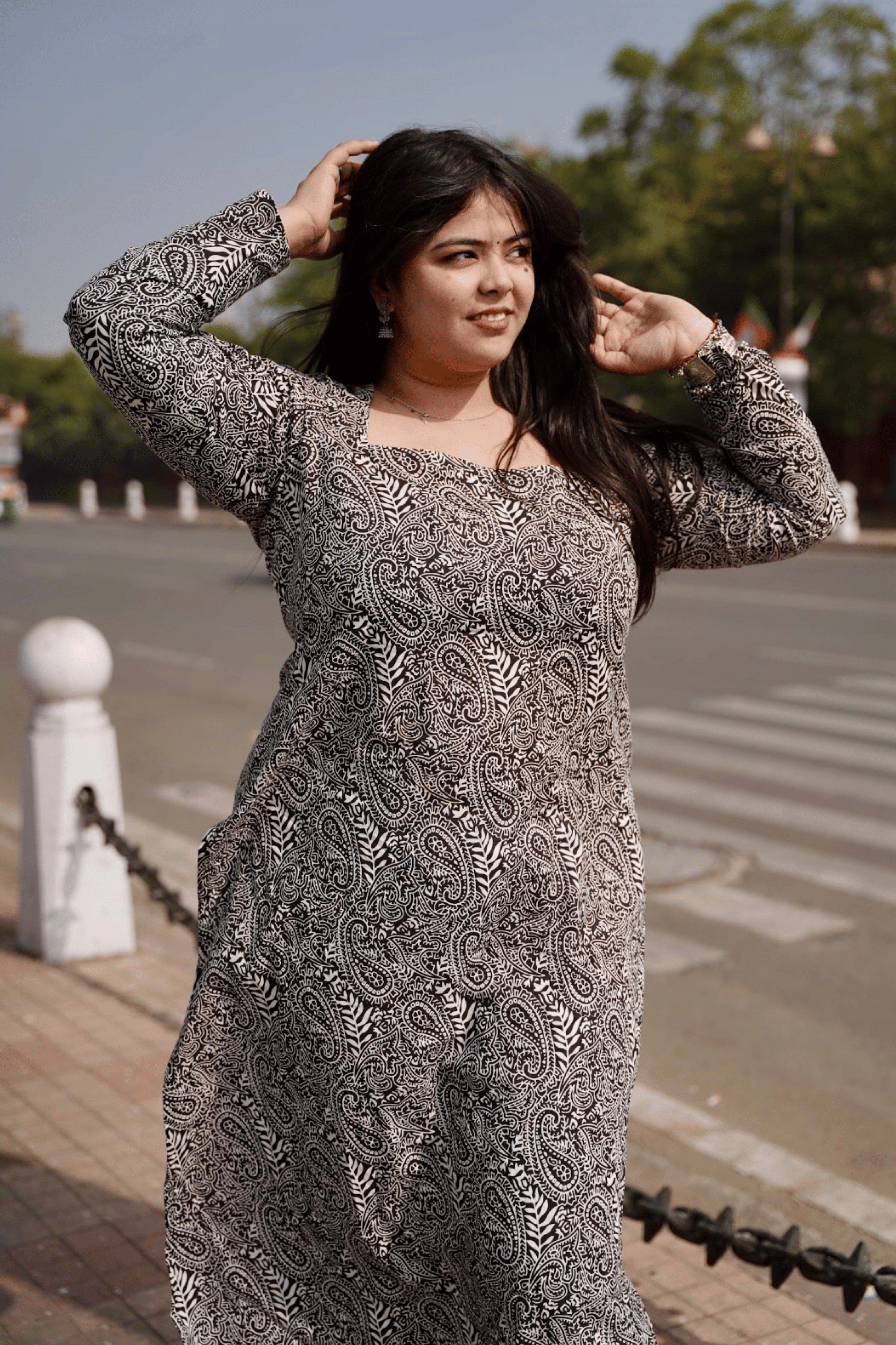 Jhilmil Long Kurti