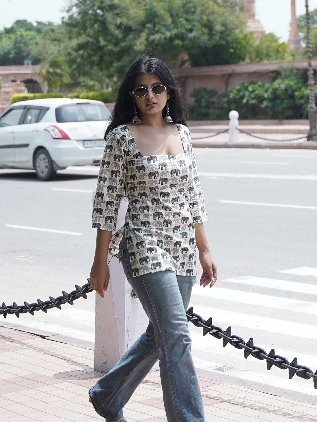 Trendy Ambarsariya Short Kurti for office and casual look