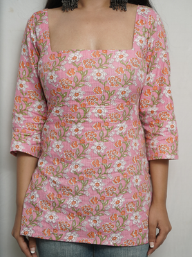 Chic Gulabo Short Kurti in vibrant colors