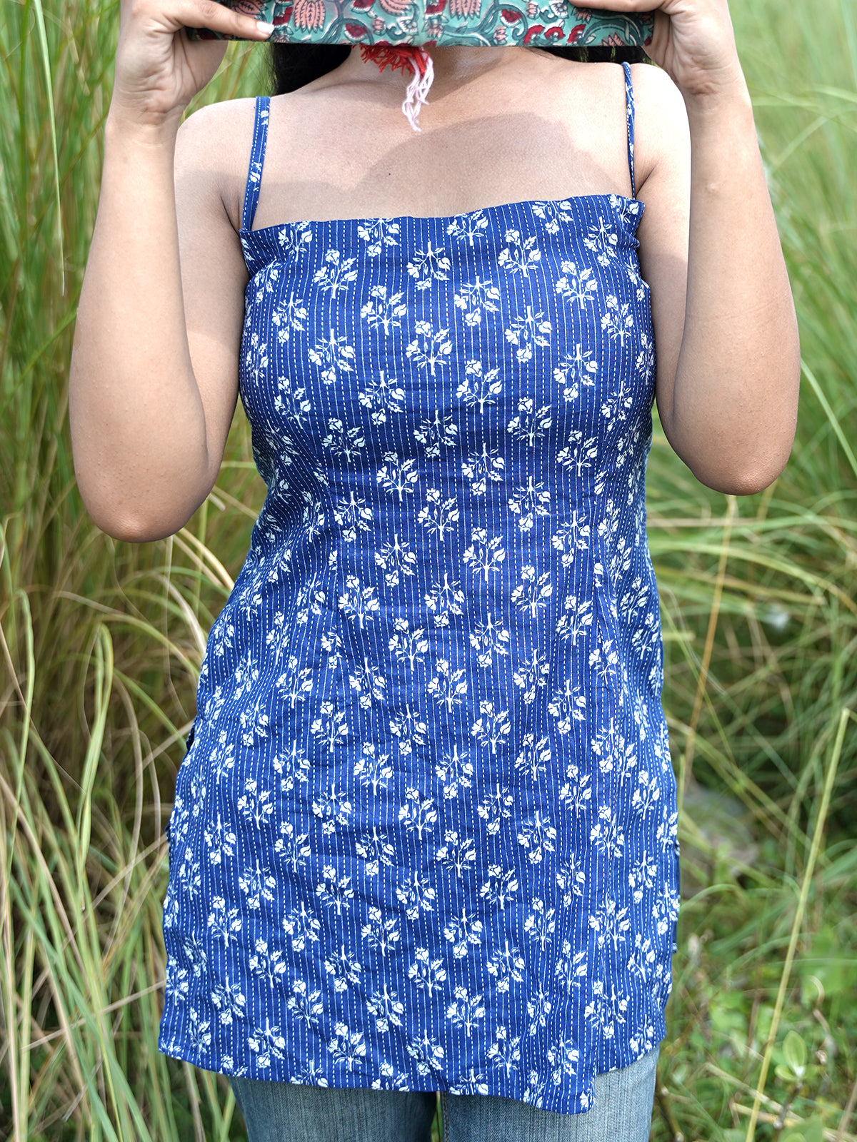 Beautiful Ira Short Kurti with embroidery details