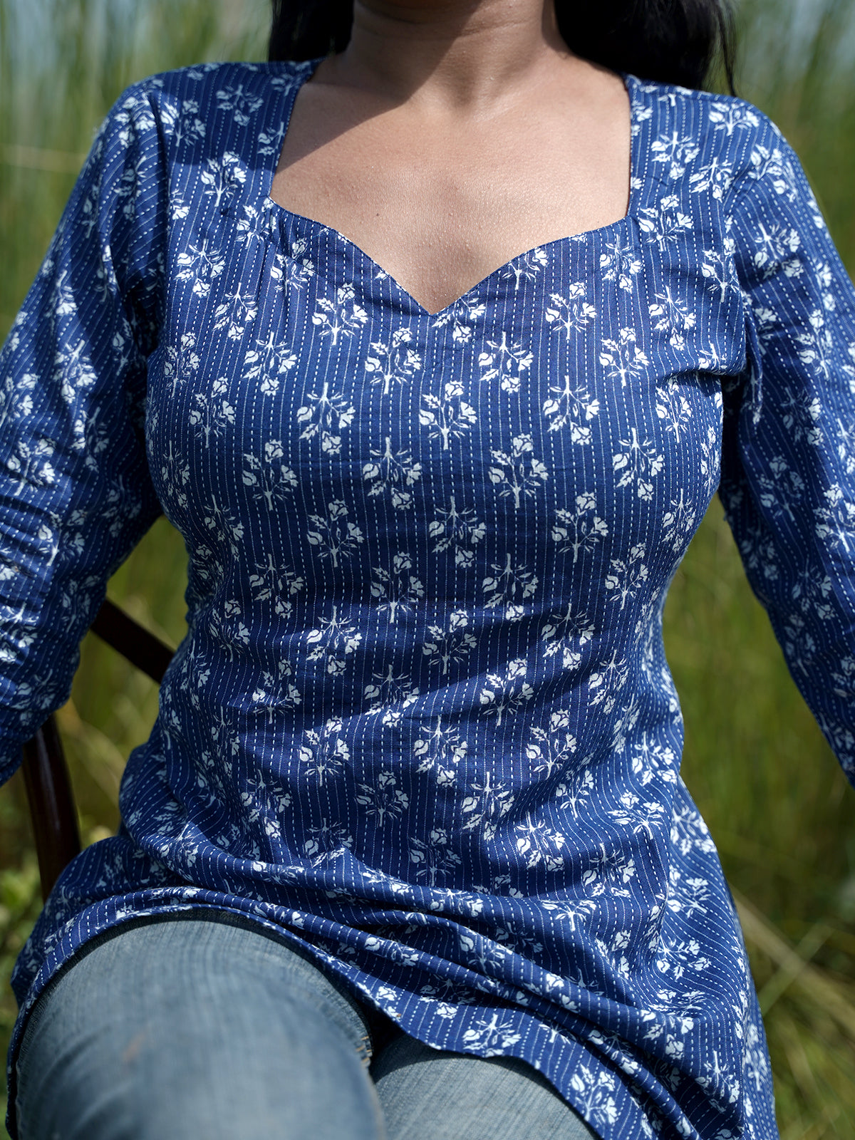 Trendy Vishaka Short Kurti for office and casual look